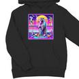Vaporwave Raccoon Hoodie | Retro Synthwave Youth Unisex