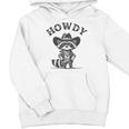 Howdy Cowboy Raccoon Unisex Hoodie - Fun Animal Design for All Ages