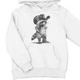 Raccoon Cowboy Meme Hoodie - Unisex Youth - Humorous Graphic Design