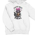 Raccoon Sunglasses Youth Hoodie - Cute & Colorful - Unisex Small