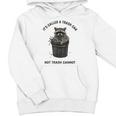 Raccoon Unisex Youth Hoodie - Eco Humour | Fun & Cozy for Nature Lovers