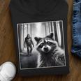 Bigfoot & Scared Raccoon Hoodie - Youth Unisex Adventure Theme