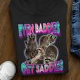 Even Baddies Get Saddies Raccoon Funny Meme Youth Unisex Hoodie