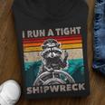 I Run A Tight Shipwreck Raccoon Captain Vintage Hoodie - Youth