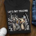 Let's Get Trashed Raccoon And Opossum Drinking Beer Unisex Youth Hoodie