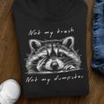 Not My Trash Raccoon Unisex Youth Hoodie - Cute Wildlife Theme