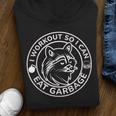 Raccoon Gym Youth Hoodie - Fun Workout Motivation for Kids