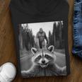 Raccoon & Sasquatch Selfie Unisex Youth Hoodie - Fun Adventure Theme