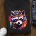 Retro Raccoon Headphones Hoodie - Unisex Youth Modern Style