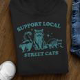 Support Local Wildlife Hoodie - Vintage Raccoon & Skunk Design