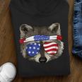 USA Patriotic Raccoon Unisex Hoodie - July 4th Trash Panda