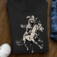 Vintage Cowboy Raccoon Riding Horse Retro 90s Youth Hoodie