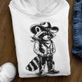 Raccoon Cowboy & Cowgirl Western Unisex Hoodie | Rustic Country Style