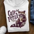 Raccoon Hoodie for Youth - Vintage Coffee Lover Design