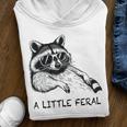 Raccoon Youth Hoodie - Feral Trash Panda Under Moon Theme