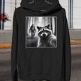 Bigfoot & Scared Raccoon Hoodie - Youth Unisex Adventure Theme