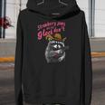 Raccoon Jam Session Youth Hoodie - Fun Unisex Design