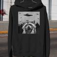 Raccoon UFO Hoodie - Unisex Youth Gift | Fun Alien Sweatshirt