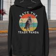 Save The Trash Panda Raccoon Unisex Youth Hoodie - Retro Sunset Style