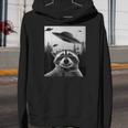 UFO Alien Raccoon Youth Hoodie - Fun Unisex Space Theme