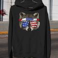 USA Patriotic Raccoon Unisex Hoodie - July 4th Trash Panda