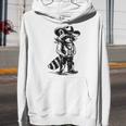Raccoon Cowboy & Cowgirl Western Unisex Hoodie | Rustic Country Style