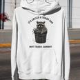 Raccoon Unisex Youth Hoodie - Eco Humour | Fun & Cozy for Nature Lovers