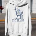 Stay Trashy Raccoon Youth Halloween Hoodie – Unisex Fun