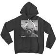 Alien UFO Raccoon Youth Hoodie - Fun Unisex Sweatshirt for Science Lovers