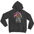 Raccoon Jam Session Youth Hoodie - Fun Unisex Design