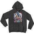 Three Raccoon Moon Youth Hoodie | Fun Unisex Meme Style