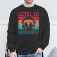 10Th Birthday Boysideo Gamer Level 10 Unlocked Boys Sweatshirt Geschenke für alte Männer