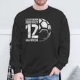 12 Geburtstag Retro Handball Spieler 12 Jahre Junge Kinder Sweatshirt Geschenke für alte Männer