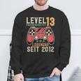 13Th Birthdayideo Gamer Level 13 Unlockedintage Sweatshirt Geschenke für alte Männer