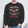 18 Jahre Jung & Wild Zum Perfektion Matured 18Th Birthday Sweatshirt Geschenke für alte Männer