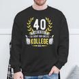 40 Jahre Dienst College Service Anniversary Company Anniversary Decorative Sweatshirt Geschenke für alte Männer