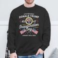 47Th President Donald Trump Housewarming Day Graphic Sweatshirt Geschenke für alte Männer