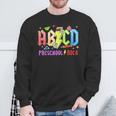 Abcd Preescolar Rocks Lápiz Rayo Maestros Rock Boys Camisa de entrenamiento Regalos para ancianos