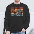 Adopt a Street Cat Sweatshirt - Funny Design for Raccoon Lovers Gifts for Old Men