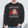 Advent Advent The Nose Burns X Xmas Christmas Santa Sweatshirt Geschenke für alte Männer