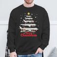 Aeroplane Christmas Tree Merry Christmas Most Likely Pilot Sweatshirt Geschenke für alte Männer