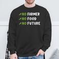 Agriculture No Farmers No Food No Future Sweatshirt Geschenke für alte Männer