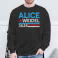 Alice Weidel Fan Item German Chancellor 2025 Alice Weidel Blue Sweatshirt Geschenke für alte Männer