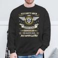 Als Gott Michor 60 Jahren Schuf Grinste Er 60Th Birthday S Sweatshirt Geschenke für alte Männer