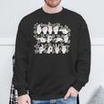 American Sign Language Flower ASL Faith Hope Love Sweatshirt Gifts for Old Men