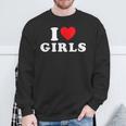 Amo A Las Niñas Lesbianas Orgullo Ella Y Ella Para Parejas & Amigos Camisa de entrenamiento Regalos para ancianos