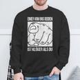 Aon Us Beiden Ist Klüger Als Du Ironie Statement Fun Sweatshirt Geschenke für alte Männer