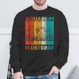 Aquarian Aquaristik Aquarium Whispererintage Retro Sweatshirt Geschenke für alte Männer