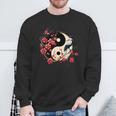 Arbre Sakura Style Yin Yang En Esthétique Sakura Ying Yang Sweater e Cadeaux pour les vieillards