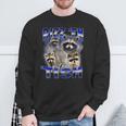 Autistic Raccoon Rizz Sweatshirt - Fun Meme Fashion Gifts for Old Men